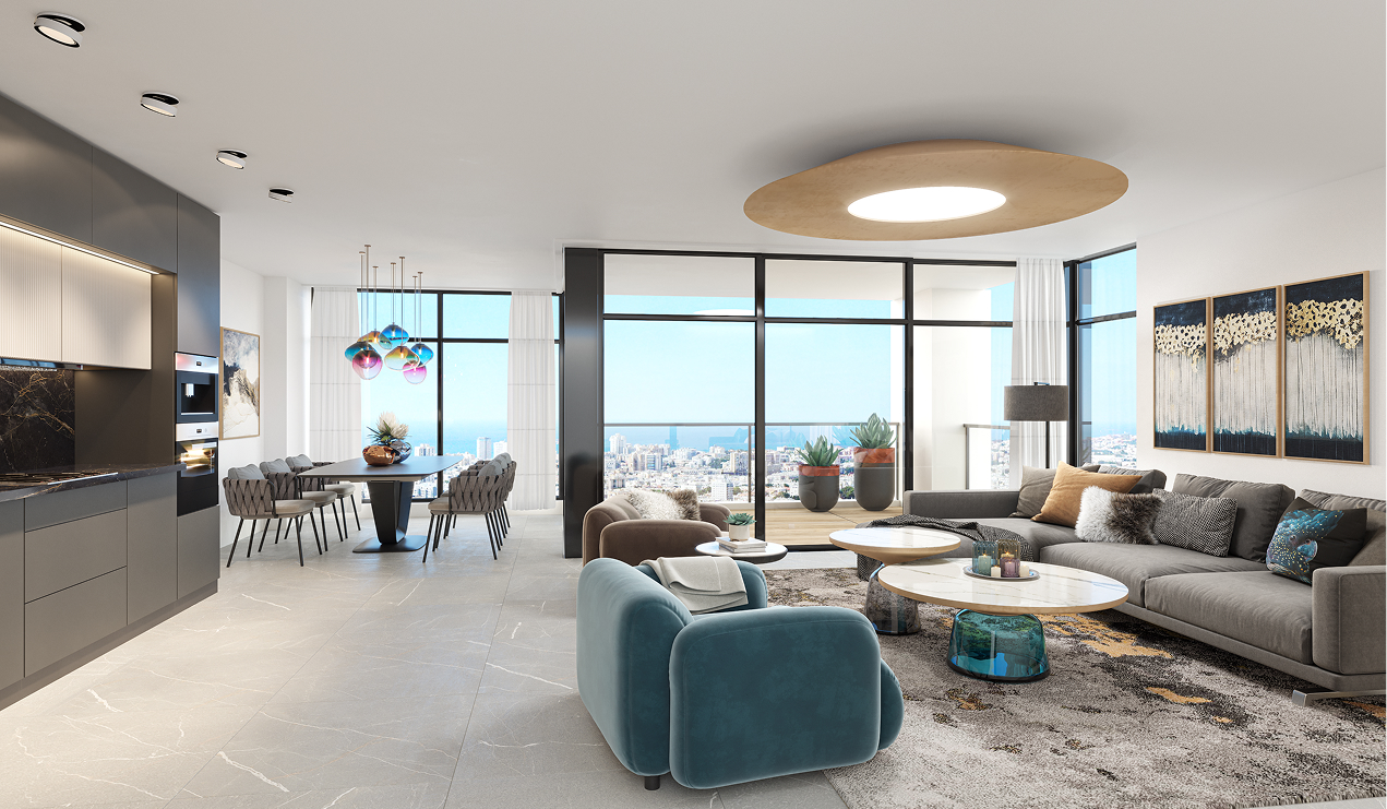 דירת 4 חדרים - סלון מכיון מטבח - דגם E1 - לוגו (5)