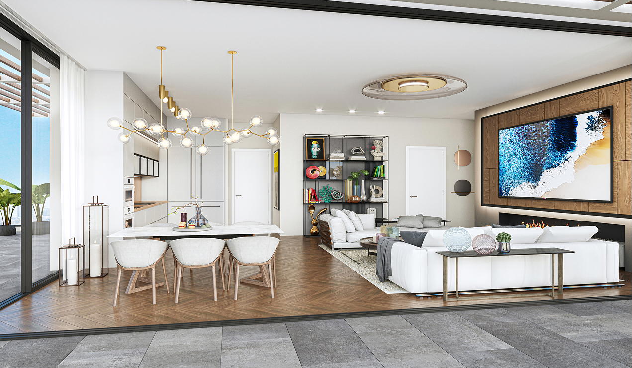 דירת 4 חדרים - סלון מכיון מטבח - דגם E1 - לוגו (7)