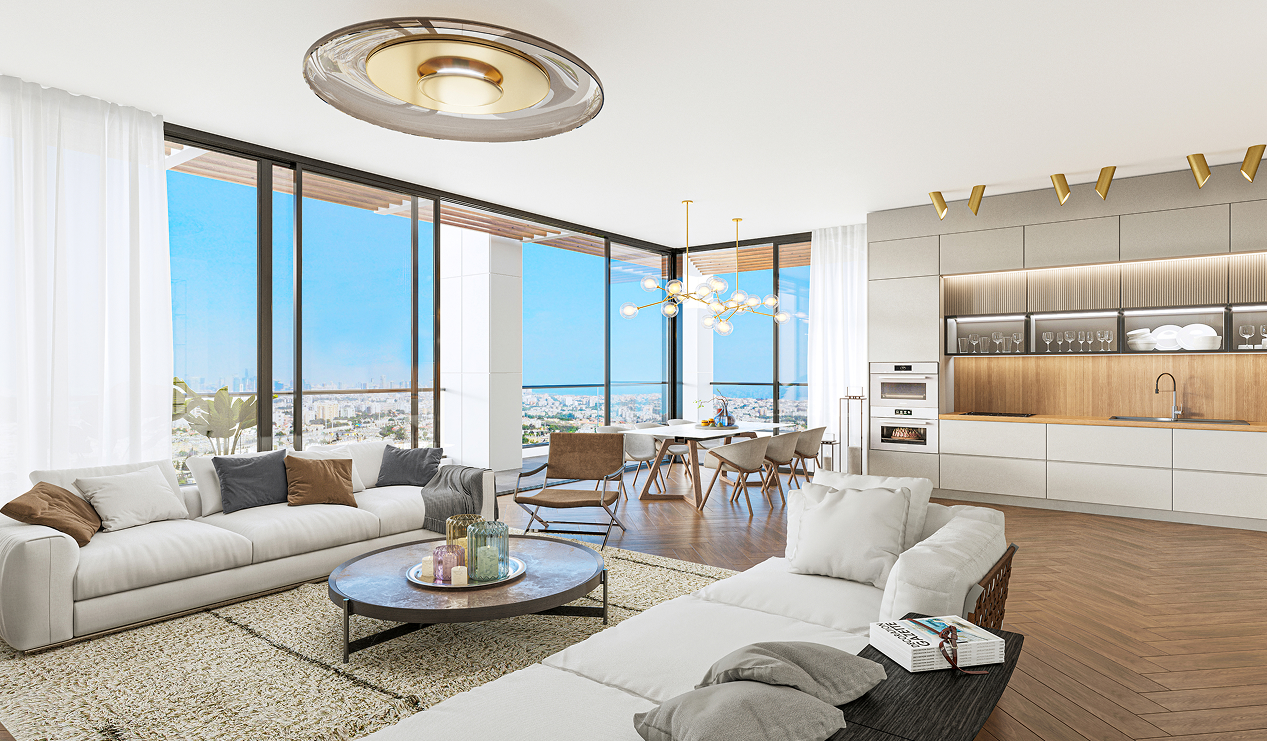 דירת 4 חדרים - סלון מכיון מטבח - דגם E1 - לוגו (8)