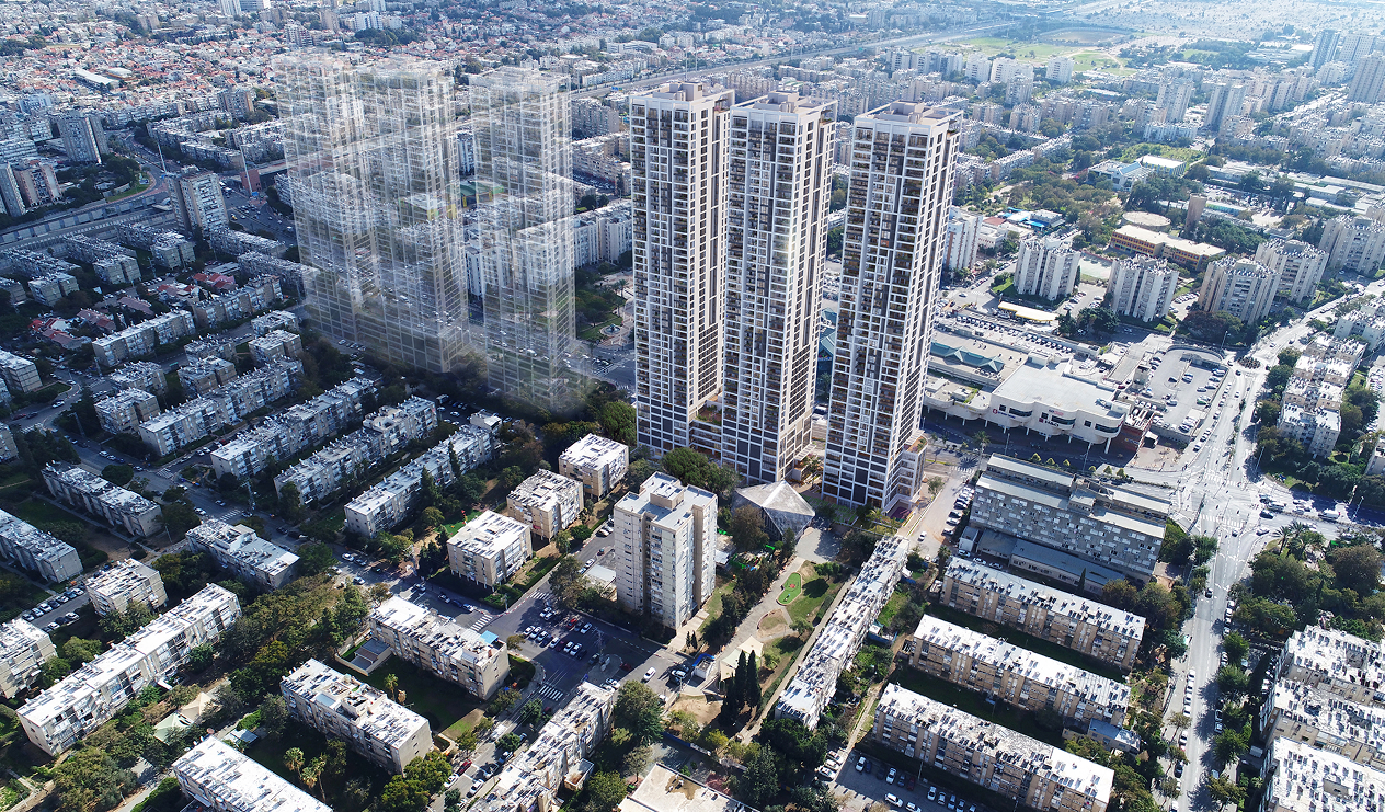 דירת 4 חדרים - סלון מכיון מטבח - דגם E1 - לוגו